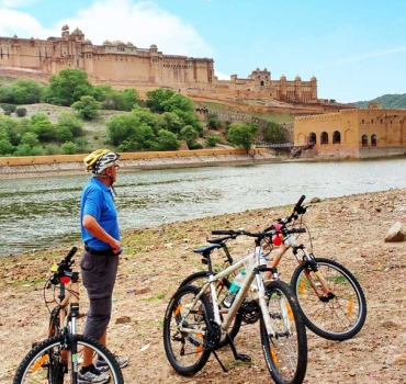 Cycling at Nahargarh Fort